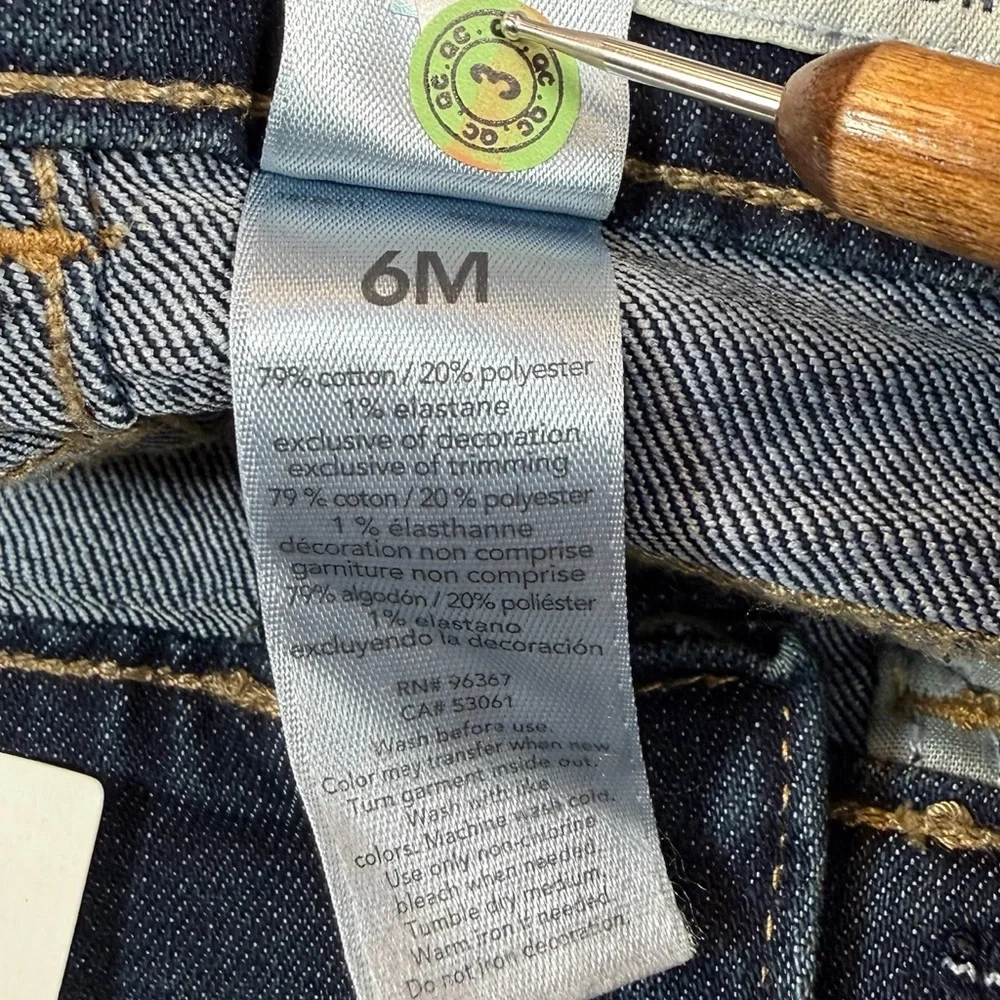 NWT OSHKOSH B’GOSH Baby‎ Boys’ Dark Wash Straight Leg Jeans Adjustable Waist 6M